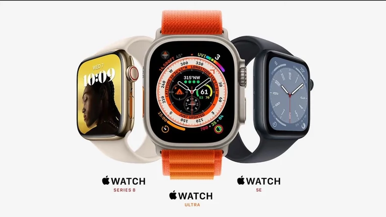 Apple Watch 8, Apple Watch SE i Apple Watch Ultra