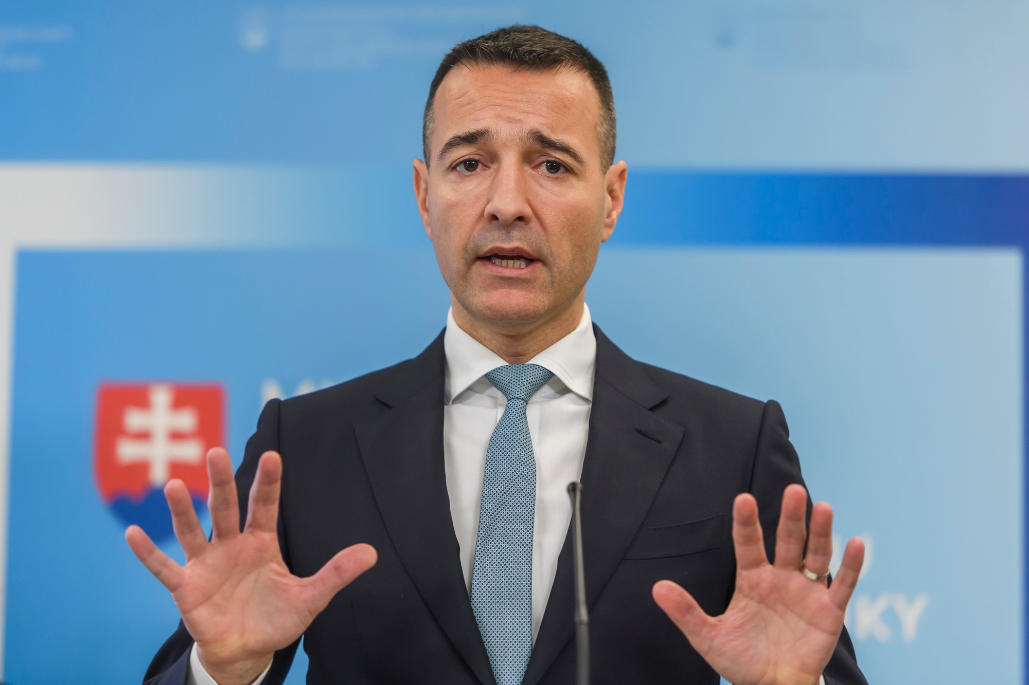 Minister školstva, vedy, výskumu a športu SR Tomáš Drucker (Hlas-SD).
