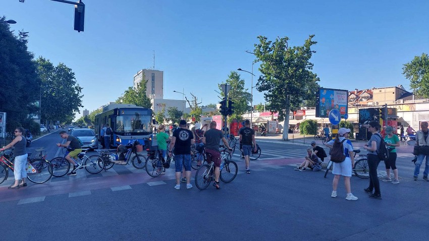 Novi Sad blokada raskrsnica