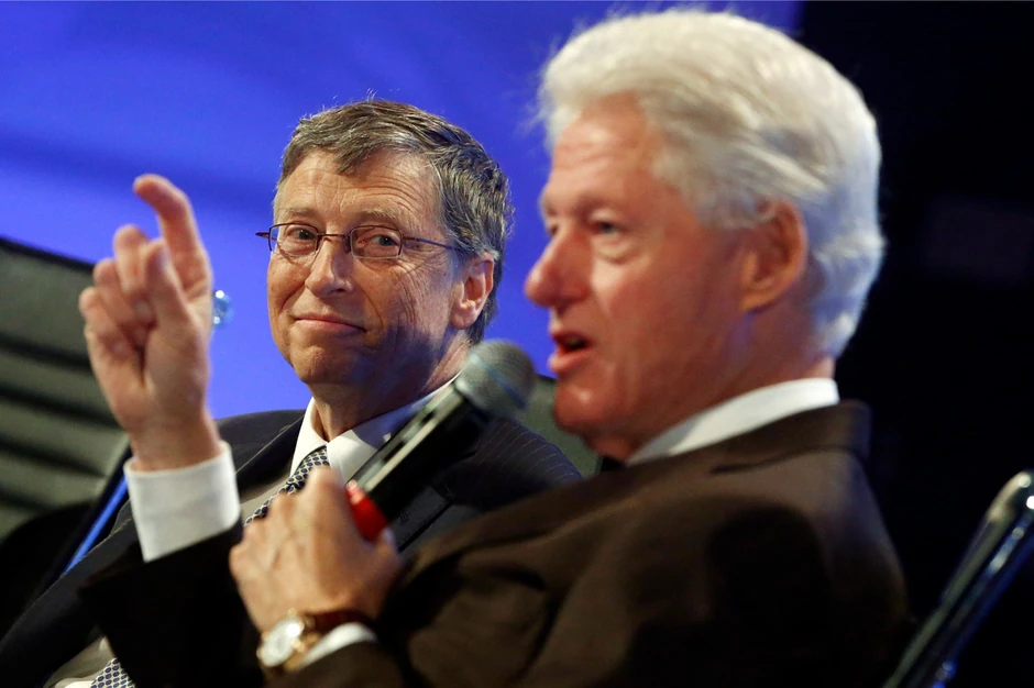 Bil Gejts i Bil Klinton