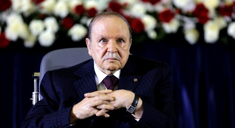 President Abdelaziz Bouteflika looks on during a swearing-in ceremony in Algiers April 28, 2014. REUTERS/Louafi Larbi