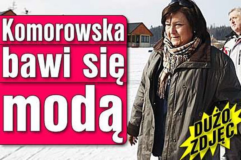 Anna Komorowska bawi się modą. Co nosi?