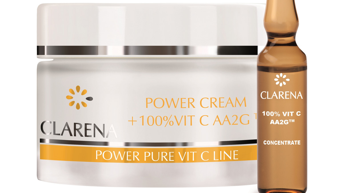 Witamina C została wykorzystana w służbie pięknej, zdrowej skóry. Power Pure Vit C Line to unikatowa linia kosmetyków Clareny, zawierająca 100% czystą witaminę C.
