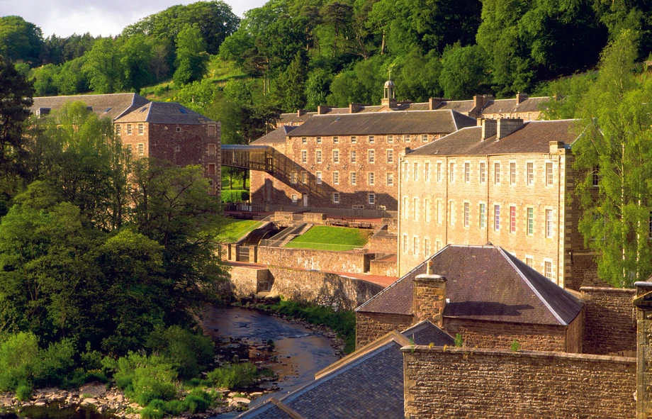 Zespół w New Lanark został wpisany na Listę Światowego Dziedzictwa UNESCO