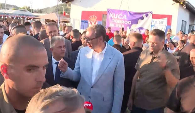Aleksandar Vučić na manifestaciji "Belmužijada" u Svrljigu