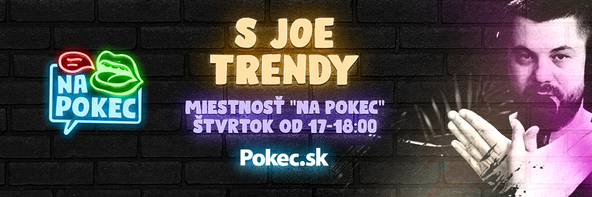 Joe Trendy bude s vami chatovať vo štvrtok 12. mája.