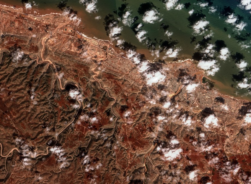 Satelitski snimci Libije nakon poplava