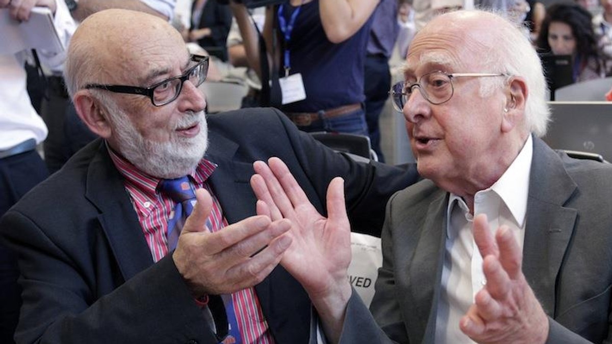 Peter Higgs Francois Englert  Nobel bozon Higgsa