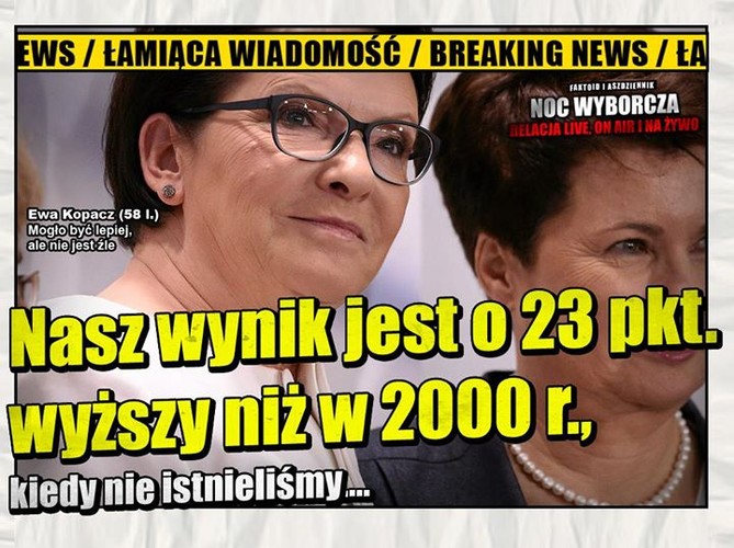 Ewa Kopacz - mem / ASZ dziennik