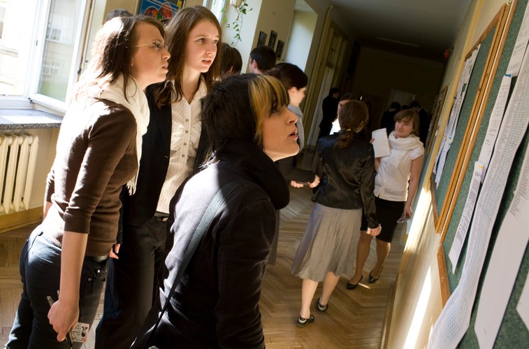 W której sali zdajemy?