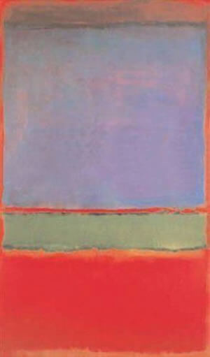 Mark Rothko, "No 6 - Violet Green and Red"