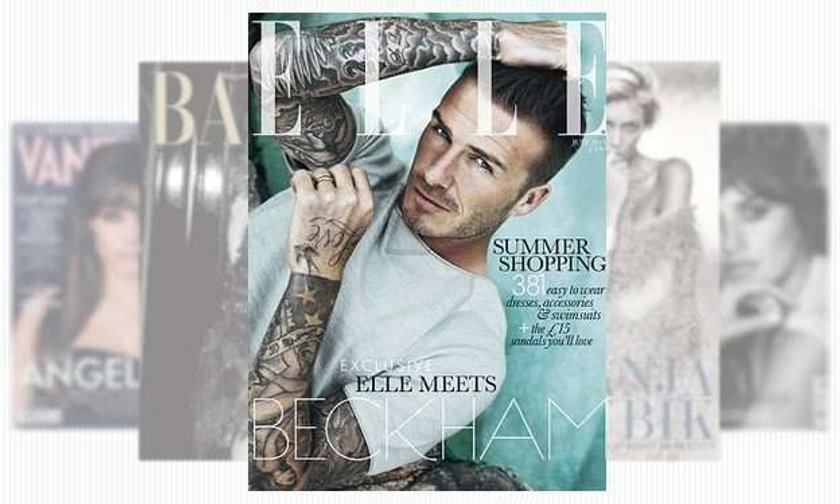 David Beckham Elle 2012