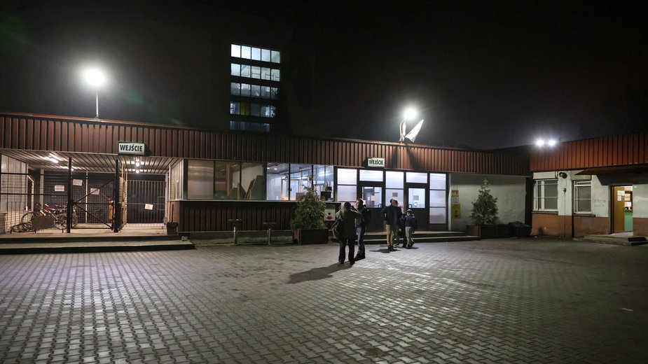 Kopalnia Mysłowice-Wesoła w czwartkowy wieczór