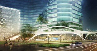 Modernizacja Dworca Gdańskiego w Warszawie: wizualizacje Penty, Immobela i Ghelamco