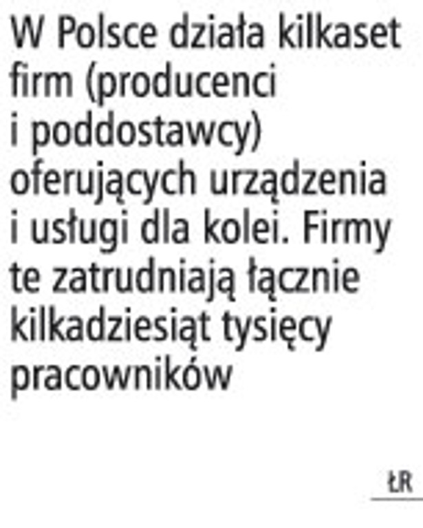 Nawet połowa polskich dostawców dla kolei może zniknąć z rynku