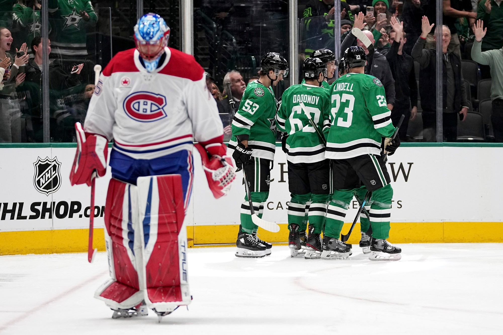 Zápas NHL: Dallas Stars - Montreal Canadiens. 