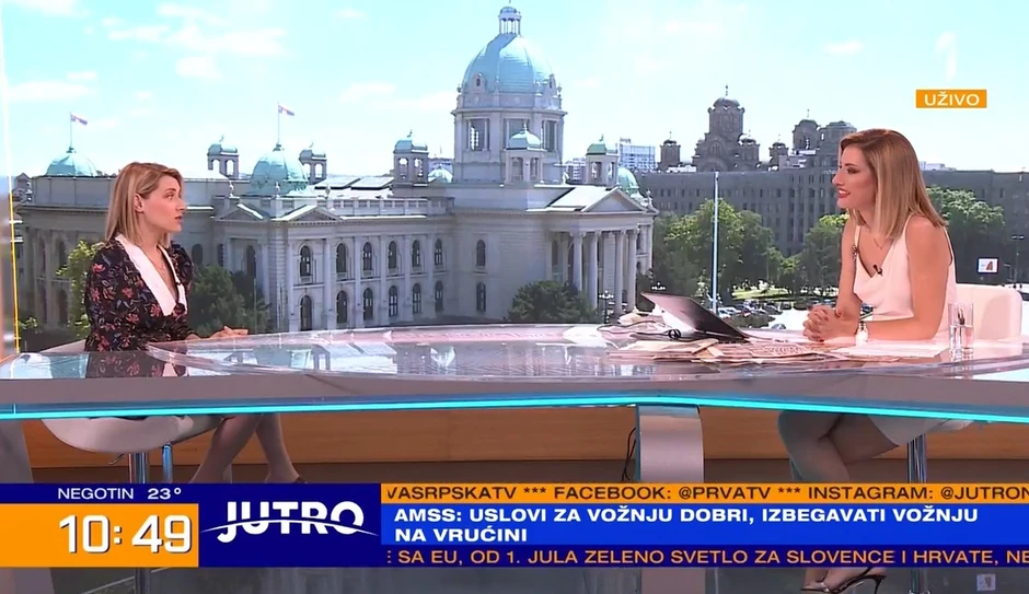 Anđelka Prpić u jutarnjem programu kod Jovane Joksimović