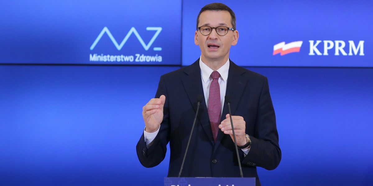 Na zdjęciu premier Mateusz Morawiecki.