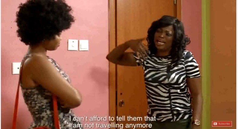 Funke Akindele as Jenifa in Episode 10 of Jenifa's Diary season 2