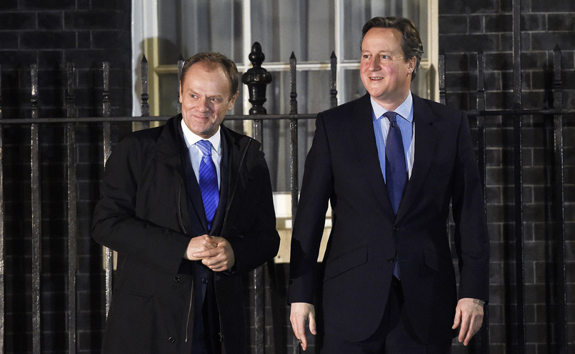 Donald Tusk i David Cameron