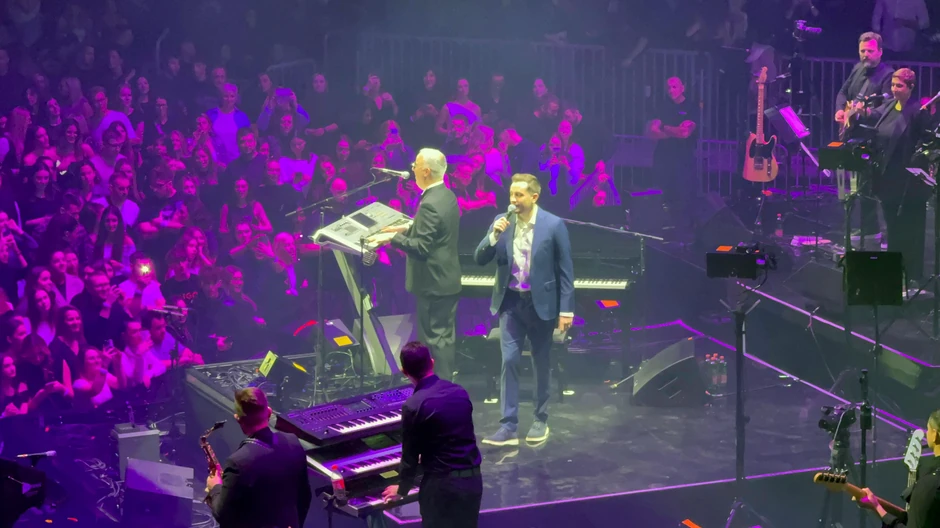 Mirza Selimović na koncertu kod Saše Matića