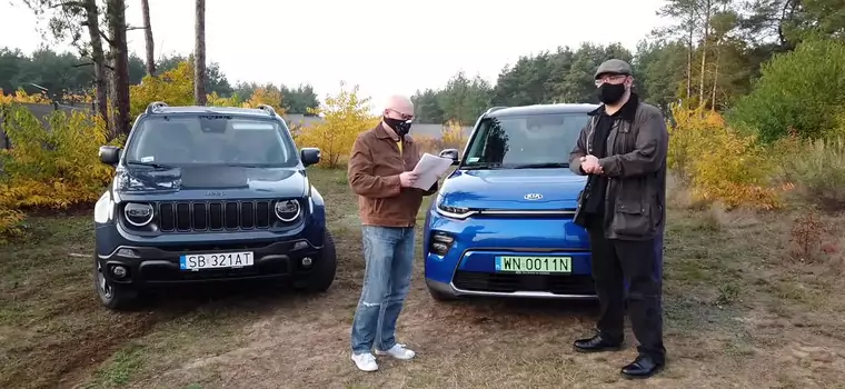 Auta bez ściemy - Kia e-Soul kontra Jeep Renegade Trailhawk 4xe