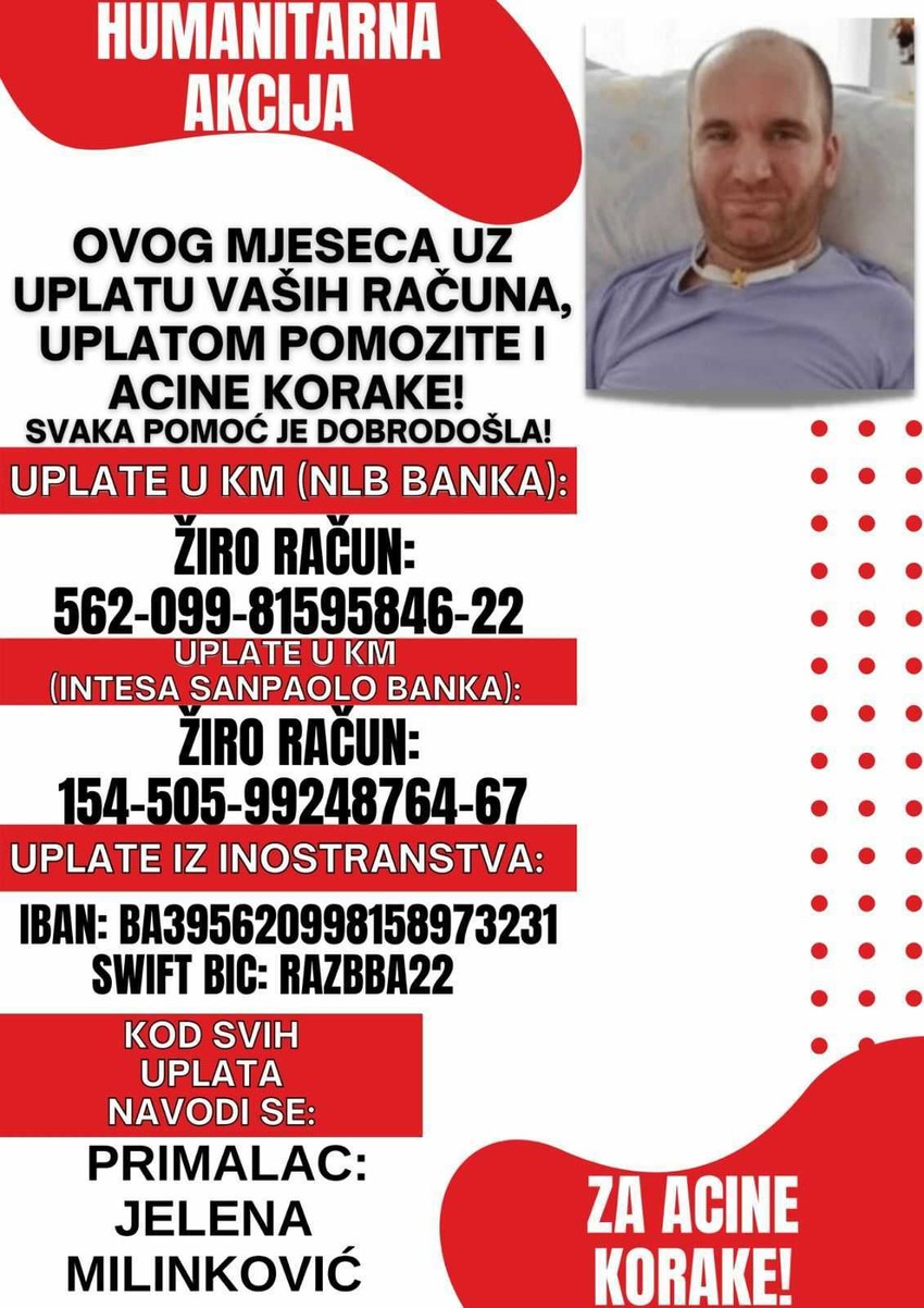 Humanitarna akcija za Aleksandra Milinkovića