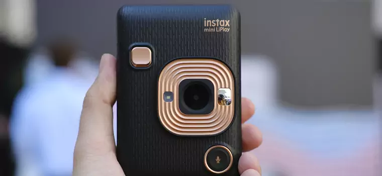 Instax mini LiPlay – aparat natychmiastowy i drukarka w jednym