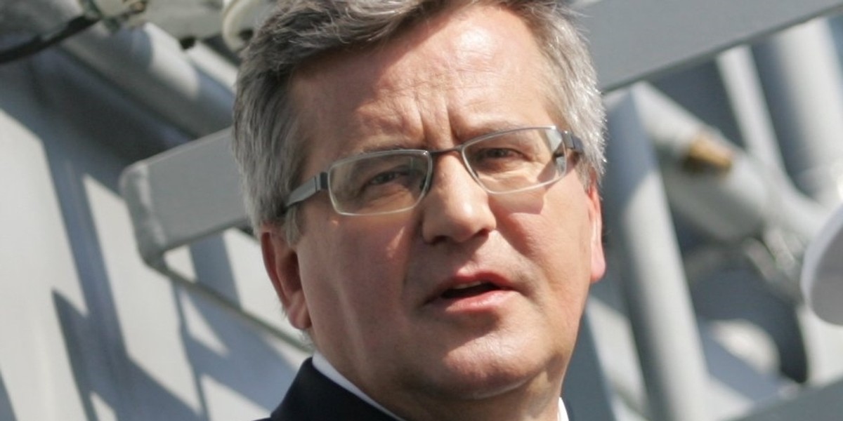 Prezydent Bronisław Komorowski w Świnoujściu