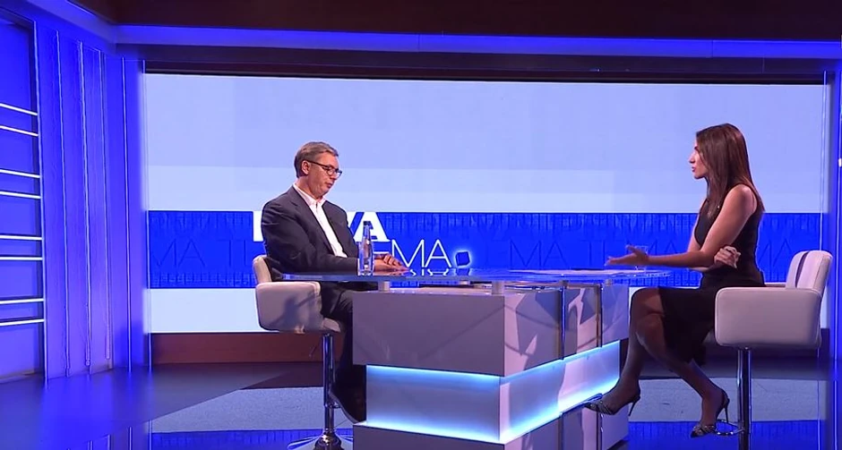 Vučić u emisiji "Prva tema"