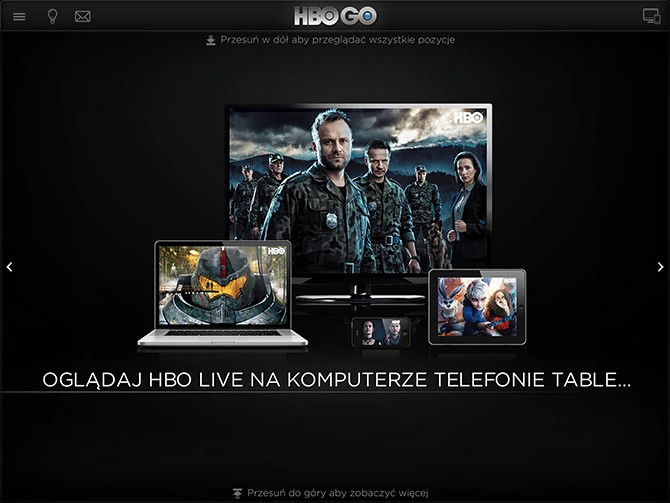 Mobilna aplikacja HBO GO