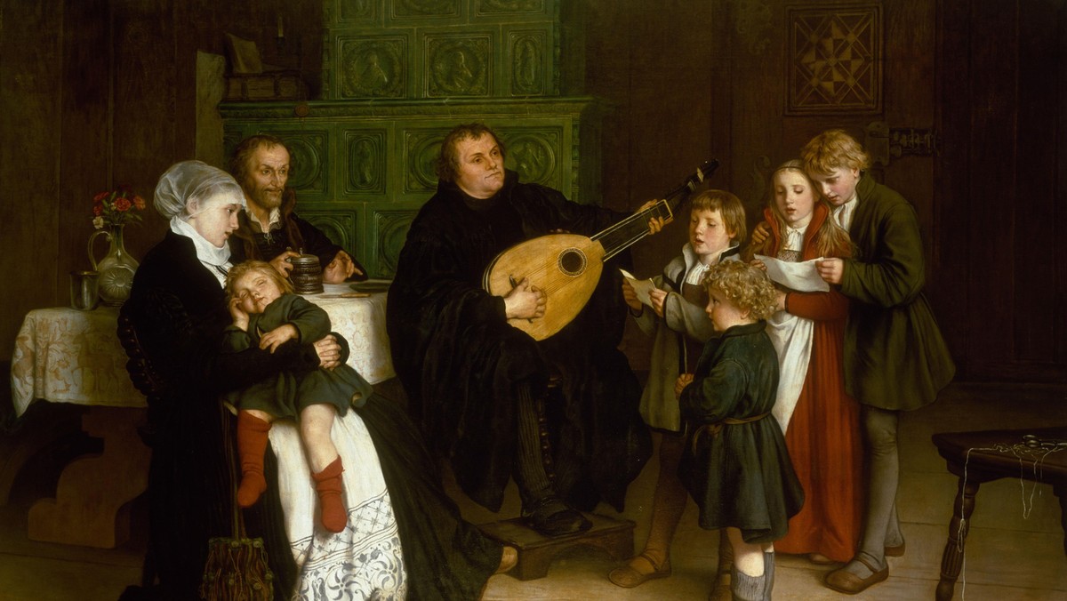 Luther amongst his family / Spangenberg.