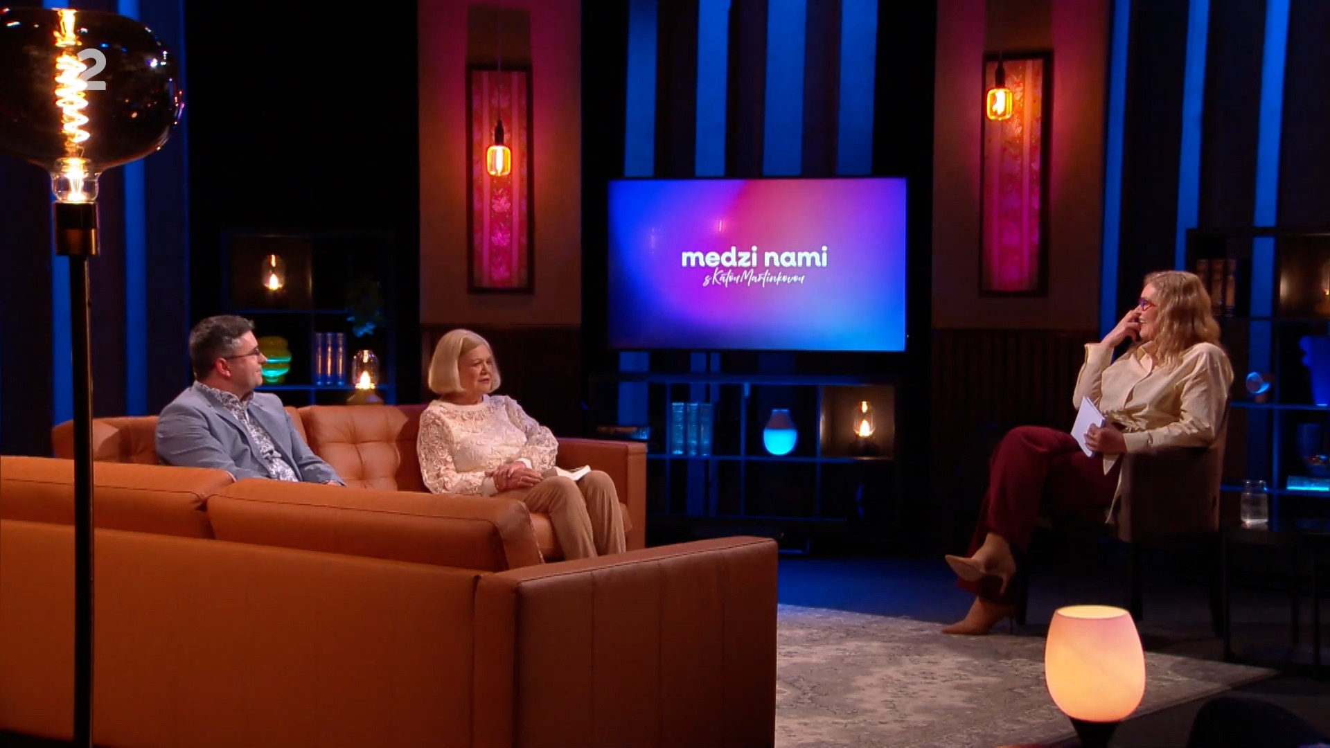 Talkšou Medzi nami s Katou Martinkovou: Marcela Laiferová.