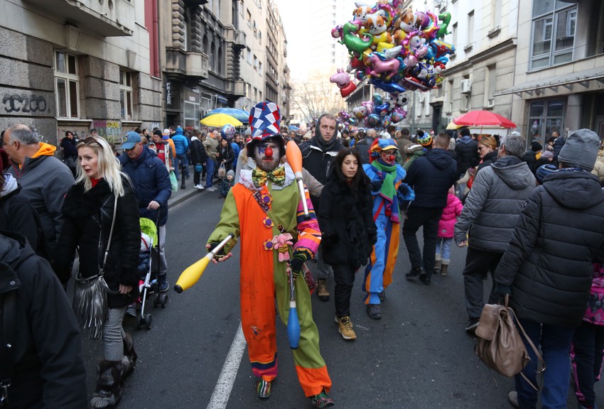 Jedan od zabavljača u "Ulici otvorenog srca"