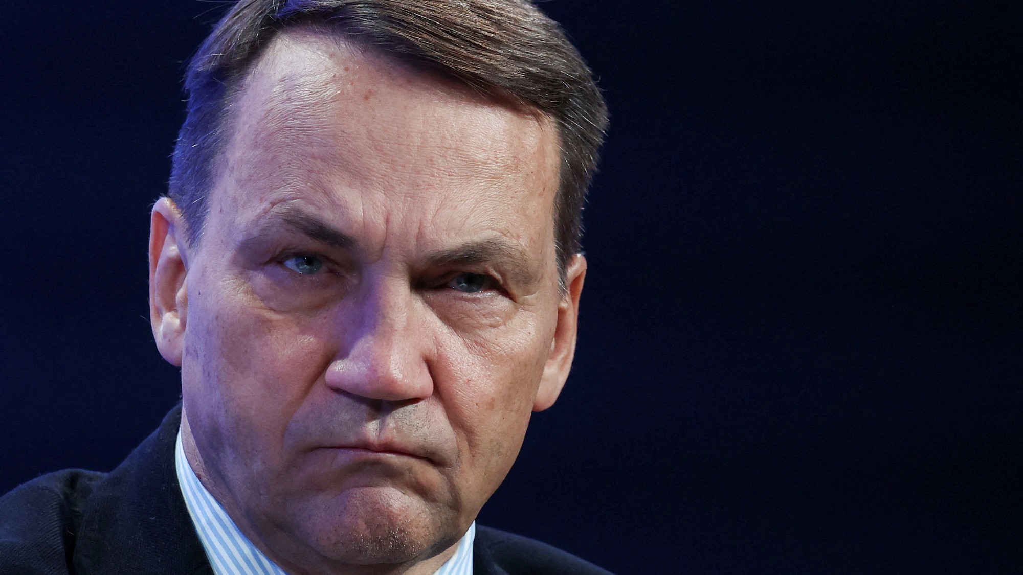 Poľský minister zahraničných vecí Radoslaw Sikorski, REUTERS/Yves Herman