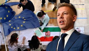 Peter Mađar izbori u Mađarskoj EU zastava
