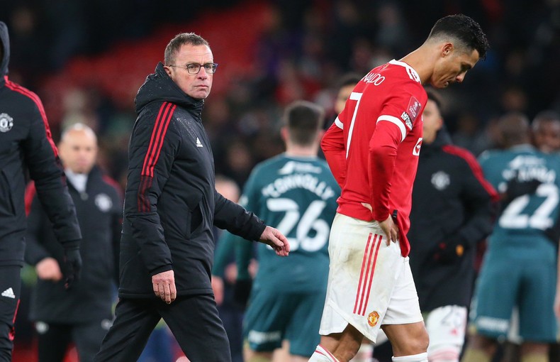 Ronaldo says Rangnick isn't a coach.