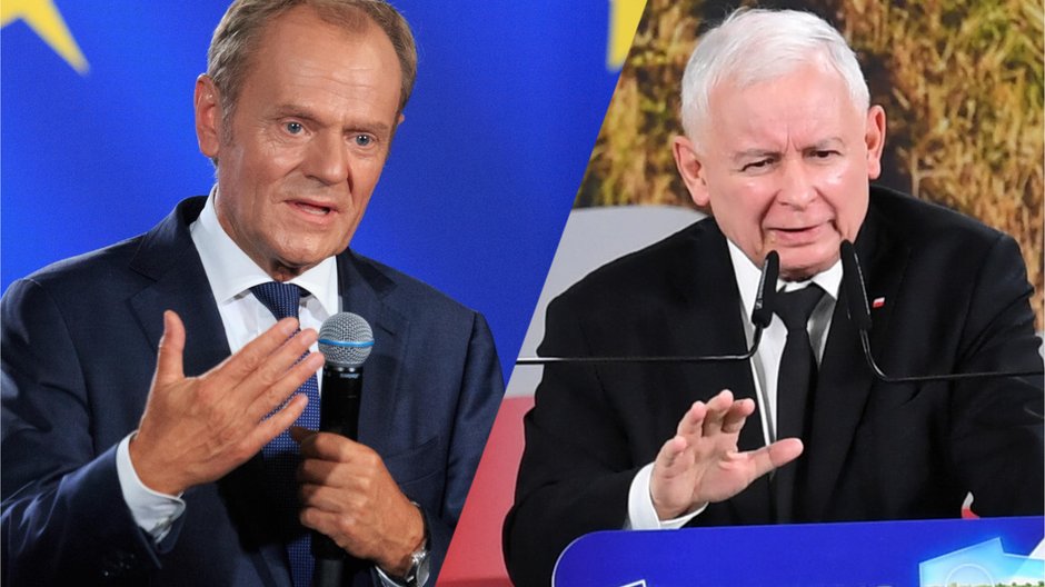 Donald Tusk i Jarosław Kaczyński