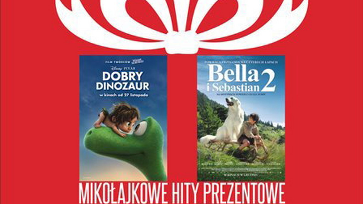 5 i 6 grudnia Multikino zaprasza na mikołajkową przygodę w kinie. W repertuarze dla najmłodszych kinomanów znalazły się: animacja "Dobry dinozaur" oraz przedpremierowo ekranizacja bestsellerowej powieści dla młodzieży "Bella i Sebastian 2". Przy zakupie biletu na film familijny dziecko otrzyma plakat.