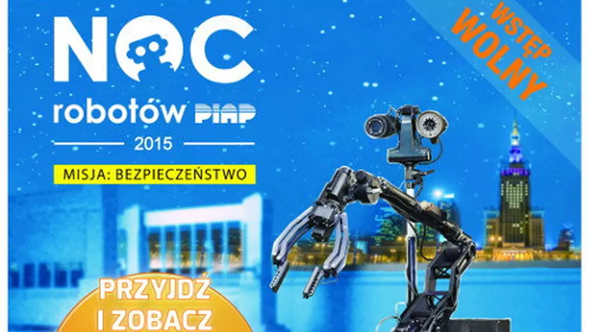 Roboty opanują Warszawę! Już dzisiaj noc robotów 2015