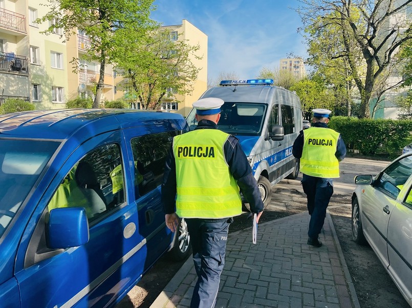 Parkowanie, mandat, policja