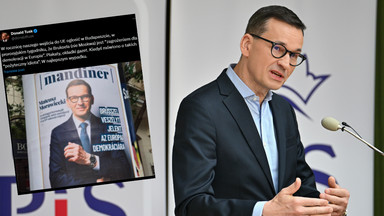 Mateusz Morawiecki na plakatach w Budapeszcie. Ostra reakcja Donalda Tuska