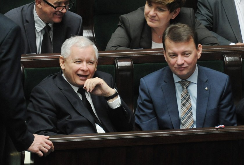 Jarosław Kaczyński i Mariusz Błaszczak