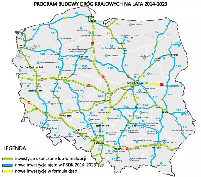 Program budowy dróg krajowych