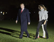 Donald Trump z żoną i synem wracają z Florydy do Waszyngtonu