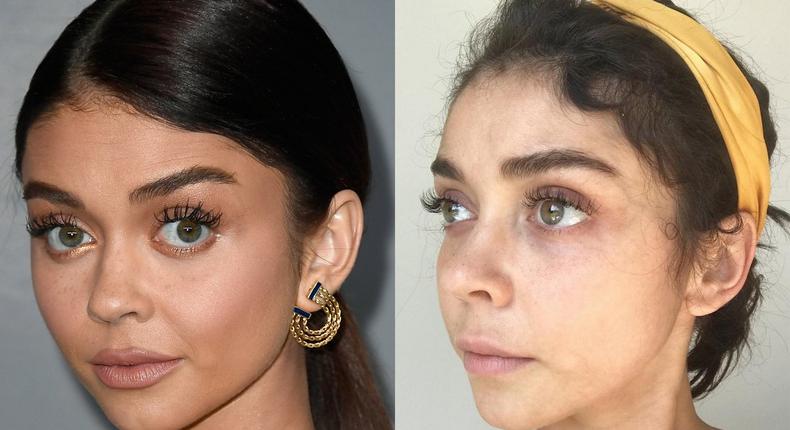 sarah hyland no makeup free