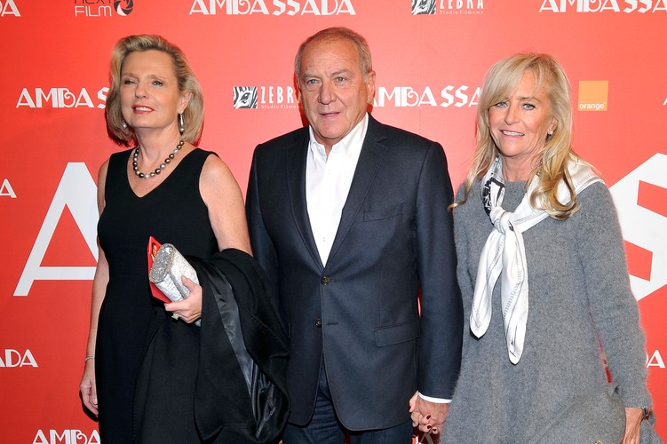 Zbigniew Niemczycki i Katarzyna na premierze filmu 'AmbaSSada' Frank-Niemczycka