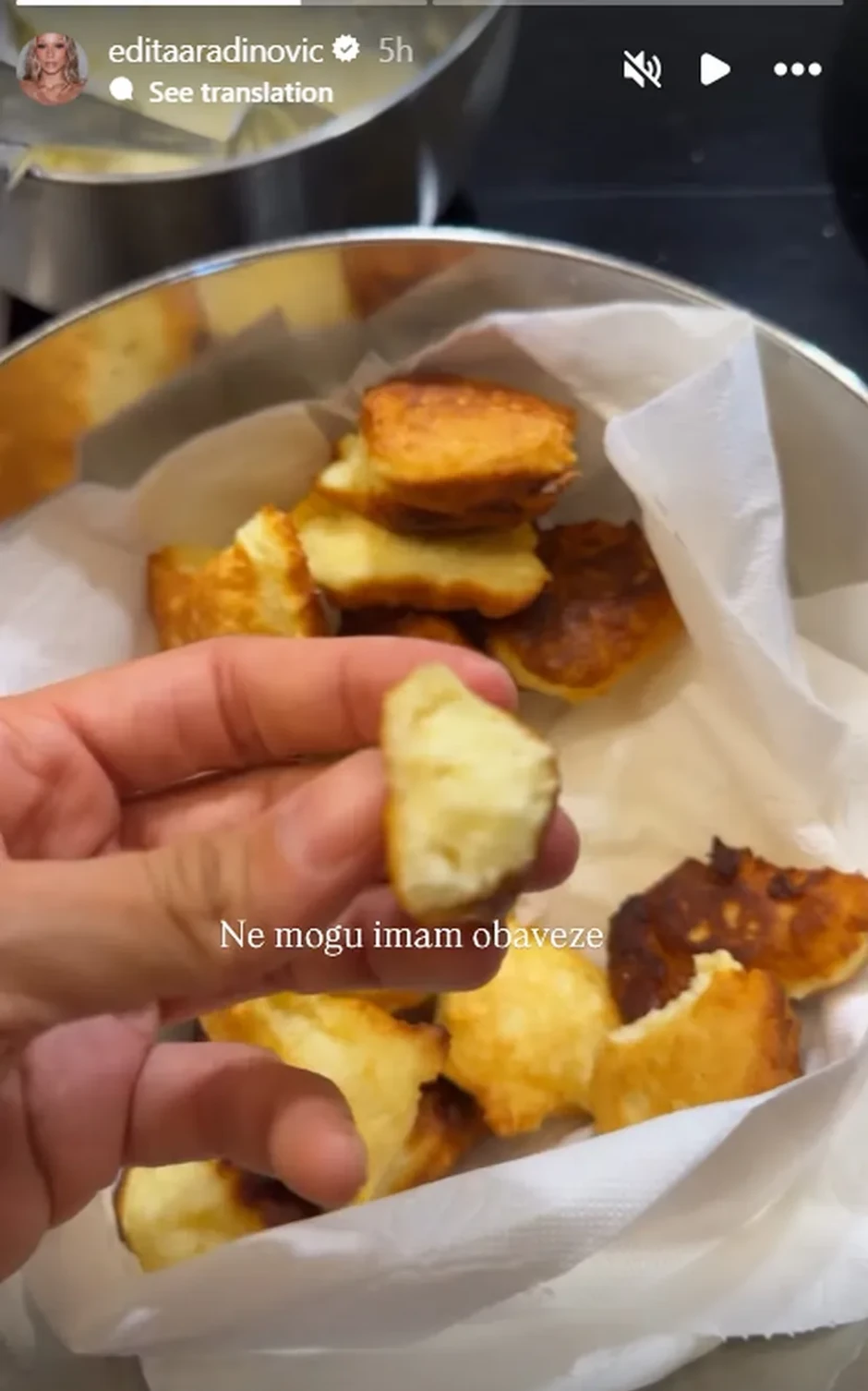 Šta Edita jede u trudnoći