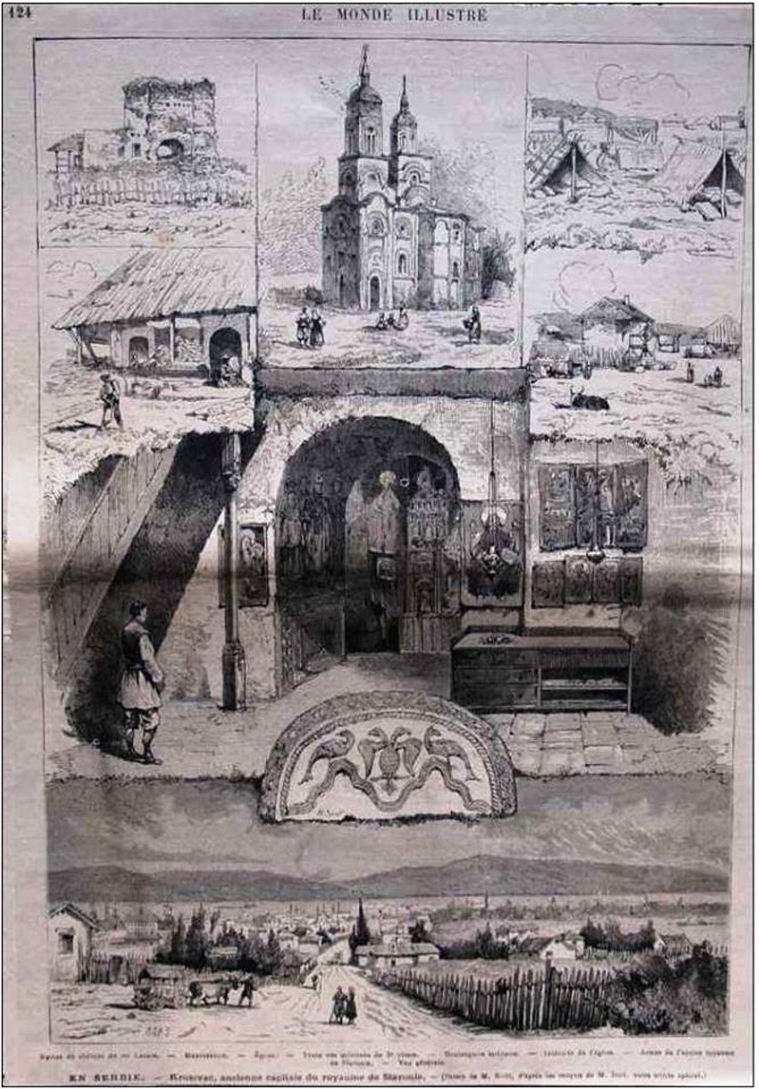 Prizori iz Kruševca u magazinu "La Monde Illustre" iz 1876.godine