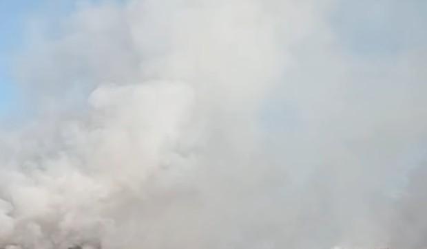 Požar na deponiji u Kuli